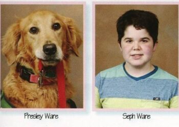 A boy and his service dog tomatoheart com | This Cute Service Dog Gets Featured In School's Yearbook, Read To Know Why Psychological Thriller | 4 This Cute Service Dog Gets Featured In School's Yearbook, Read To Know Why Tomatoheart.com 1