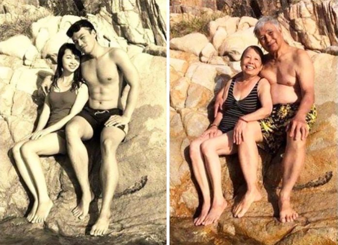 Married Couples Recreated Their Old Photos tomatoheart 10