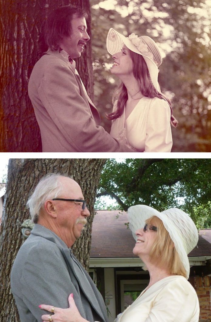 Married Couples Recreated Their Old Photos tomatoheart 14