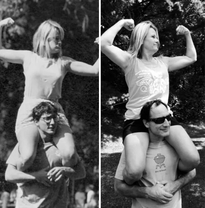 Married Couples Recreated Their Old Photos tomatoheart 15