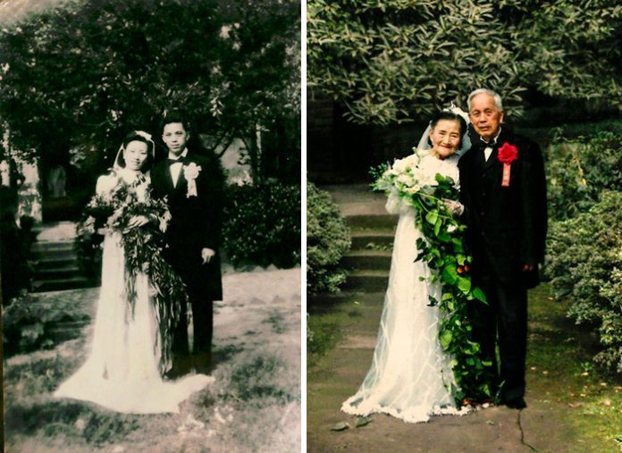 Married Couples Recreated Their Old Photos tomatoheart 4