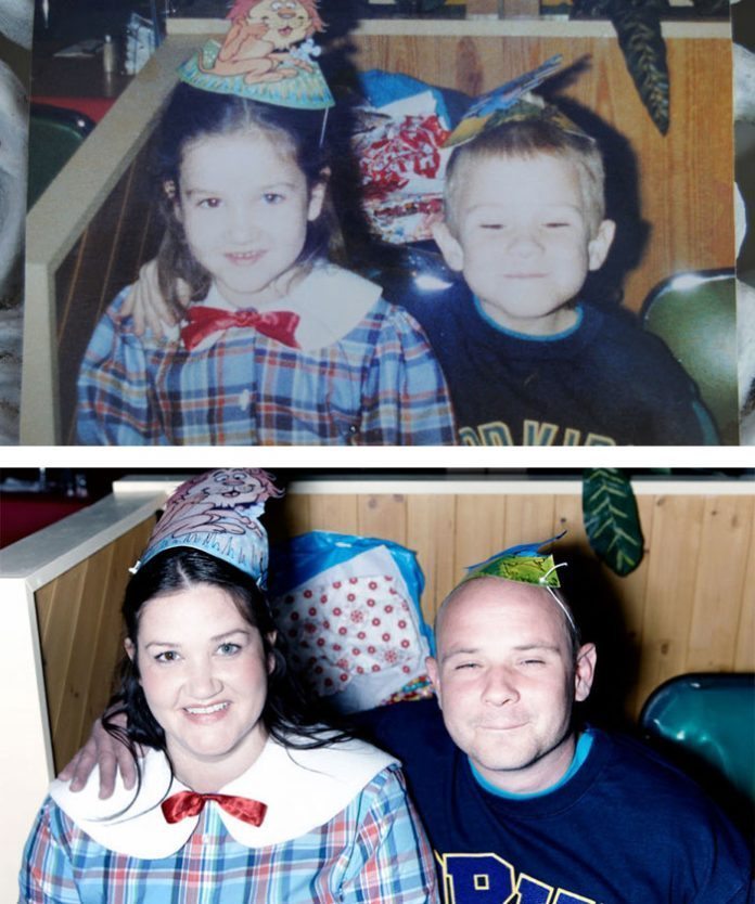 Married Couples Recreated Their Old Photos tomatoheart 8