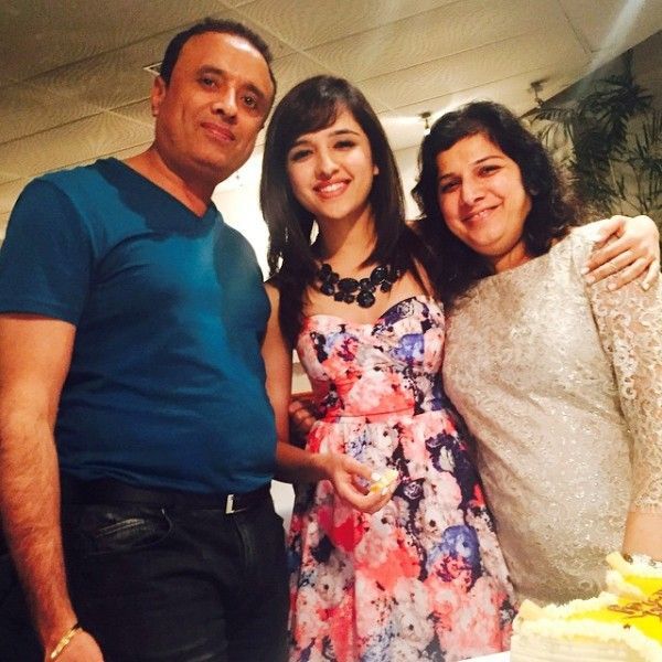 Shirley Setia with parents