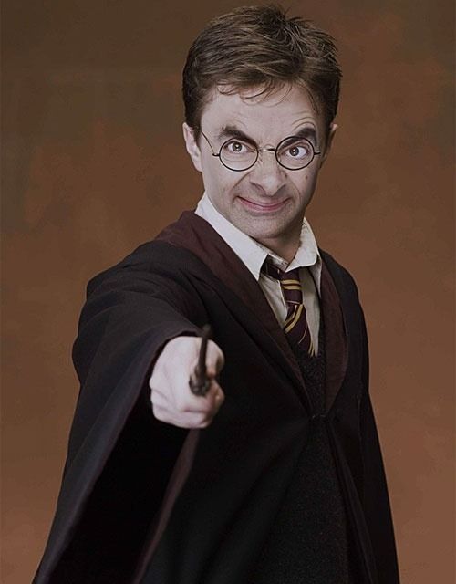 Mr. Bean as Harry Potter