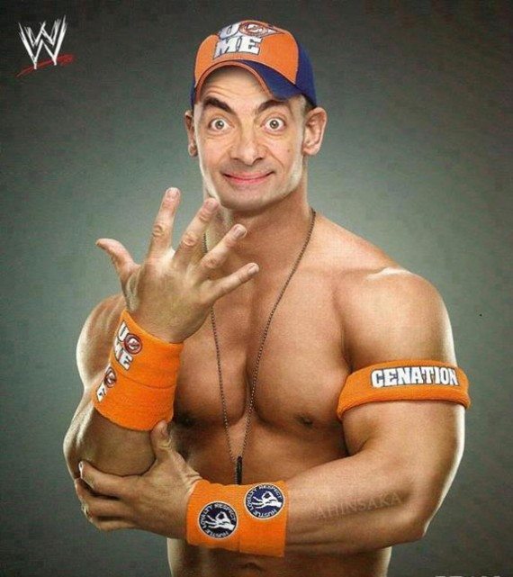 Mr. Bean as John Cena