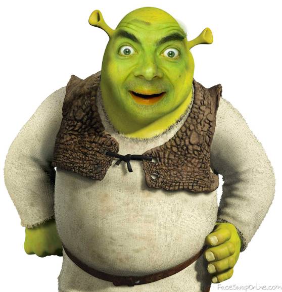Mr. Bean as Shrek