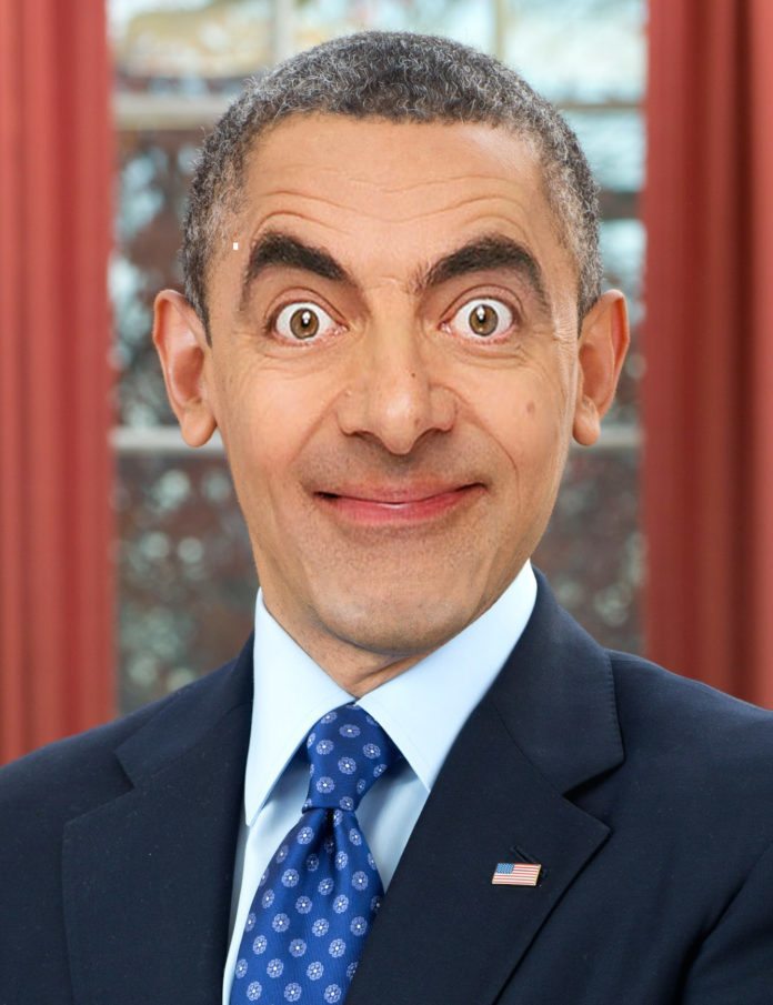 Mr. Bean as Obama