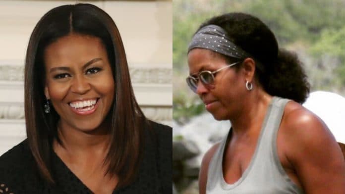Michhele Obama Hairstyle comparision